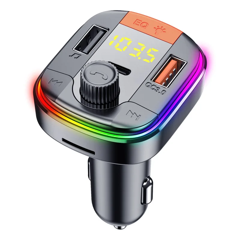 Wireless Car Kit Fm Transmitter Mp3 Car Player PD Type C Qc3.0 Quick Charge Car Fm Transmitter