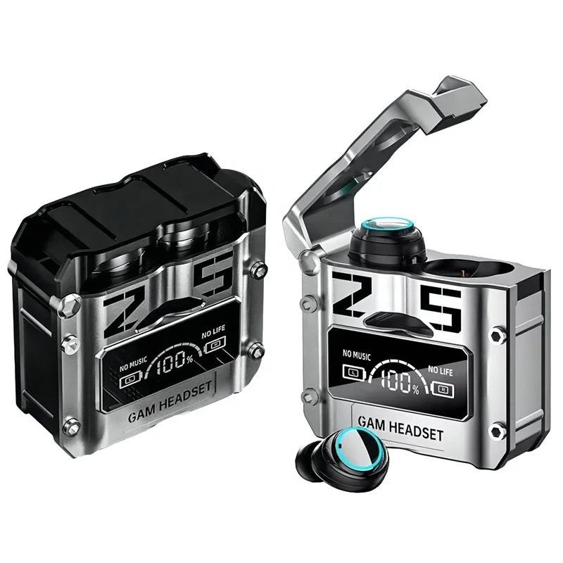 New Customized M25 Tws Mini Game Auriculare Wireless Earphone Bt5.2 Waterproof Wireless Earbuds In-ear Headphones