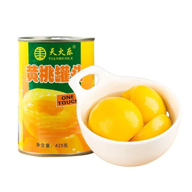 Консервированный желтый персик в сиропе для выпечки Dangshan свежие фрукты консервированные 425 г 12 банок оптовая продажа бесплатная доставка