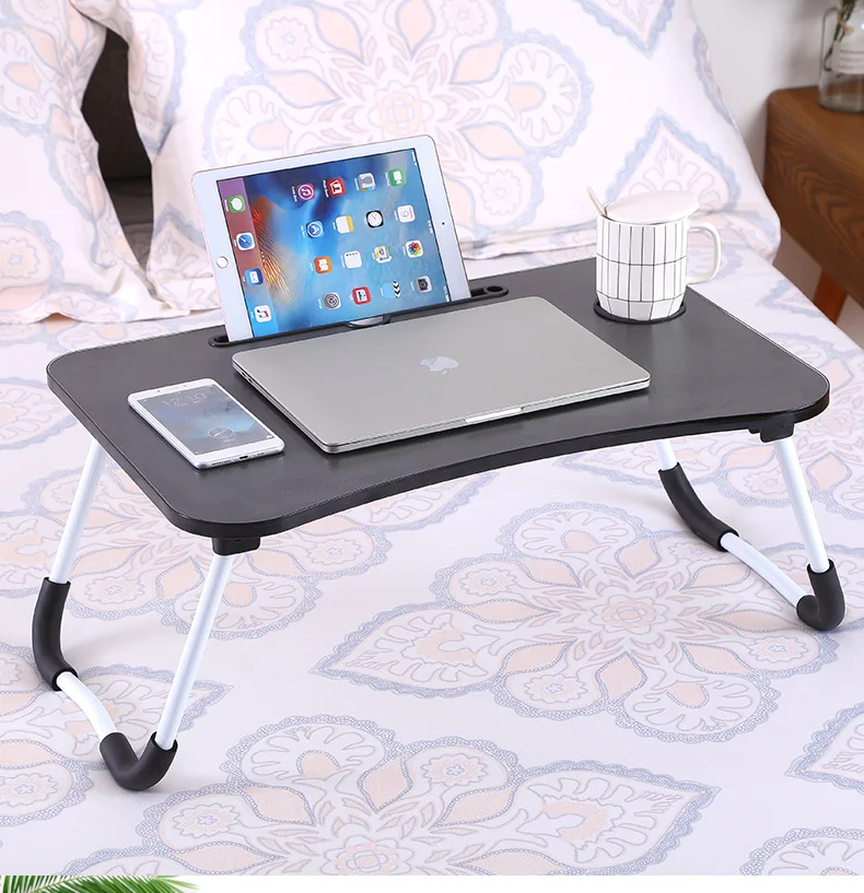Manufacturers wholesale bed small laptop table dormitory study table  bed desk folding computer table lap desk