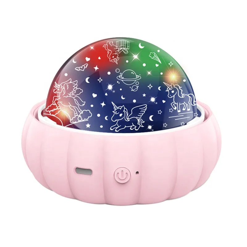 Lonvel Starry Sky Projector Night Light Child Moon Mode Style Star Night Light Romantic Projection Table Lamp For Kids Gift