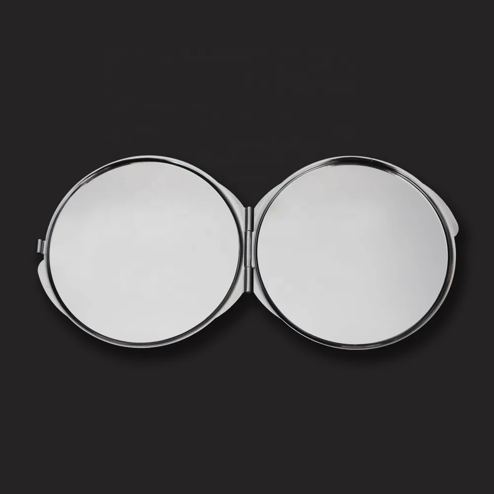 
high quality blank dia. meter 6cm metal compact small mirror 