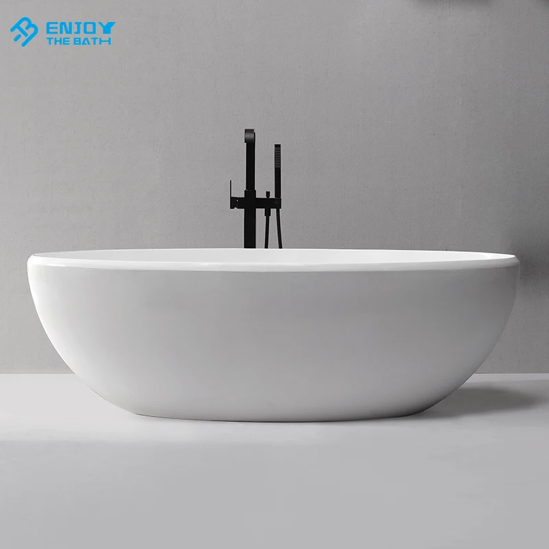 Artificial solid surface freestanding bathtub bathroom tubs and sinks