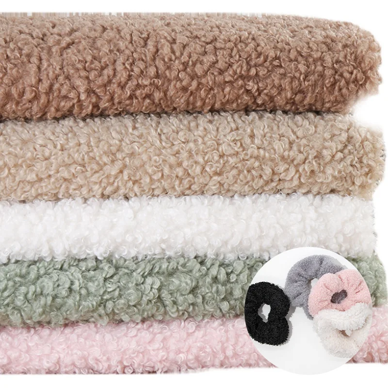 Оптовая продажа инвентарь игрушки одежда ковер устойчивый к морщинам 100% полиэстер трикотажная многоцветная мягкая кудрявая ткань