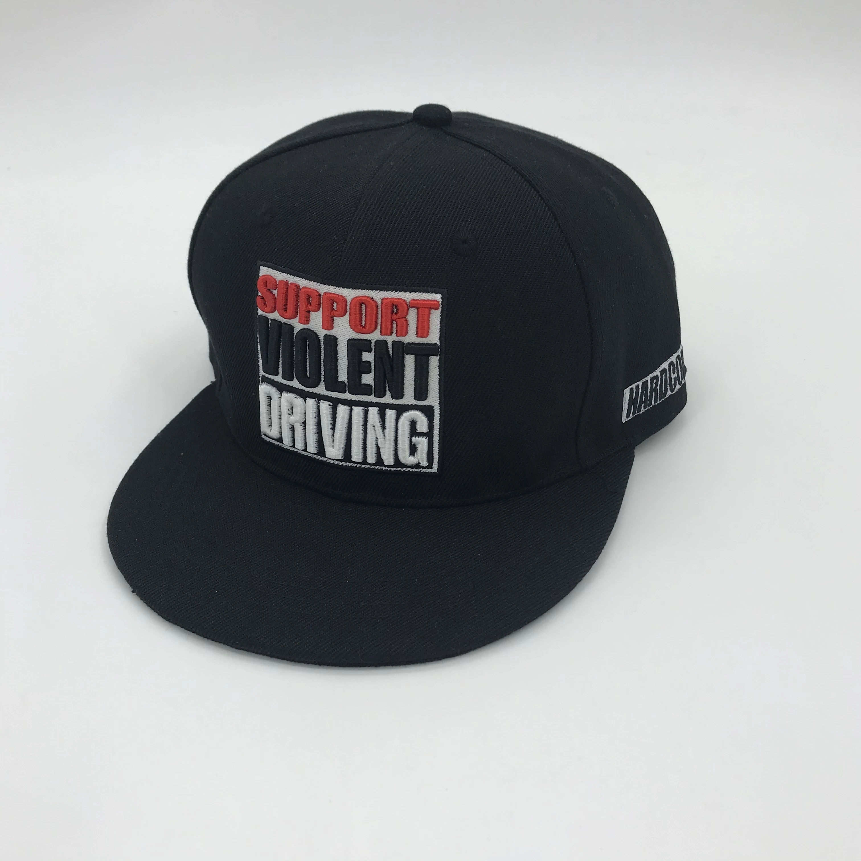 Wholesale Custom 3 D Puff  Embroidery Logo  Hip Hop Caps  Fashion Snap back Hats  For Men