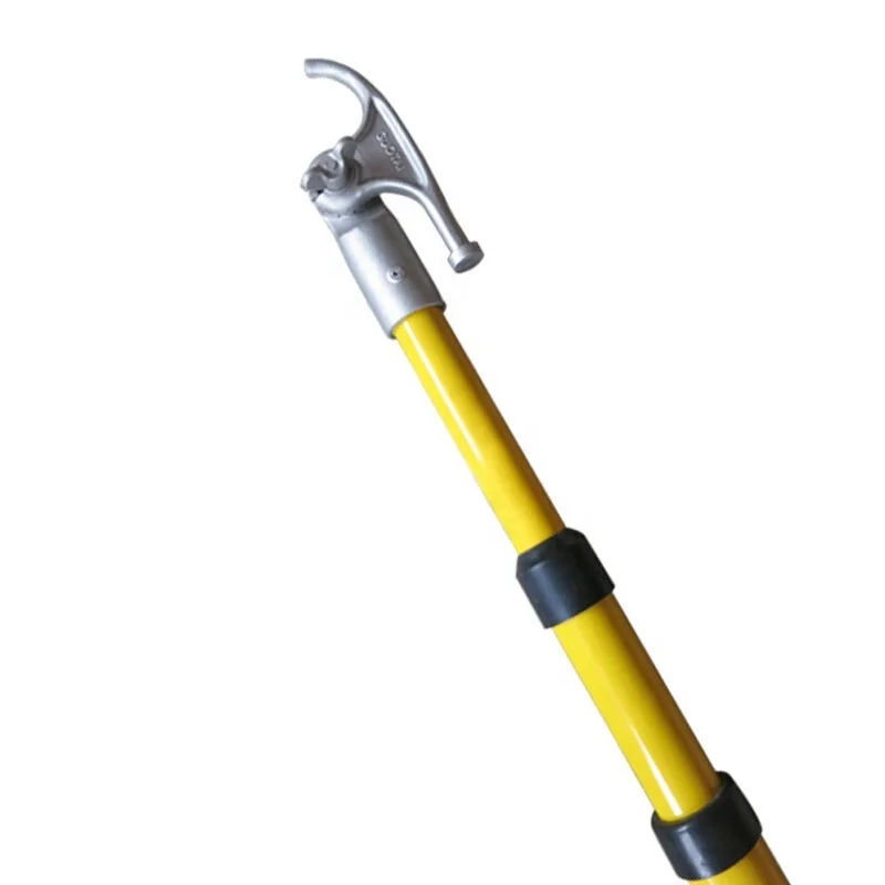 Высоковольтный телескопический полюс с электрическим приводом 20 кВ