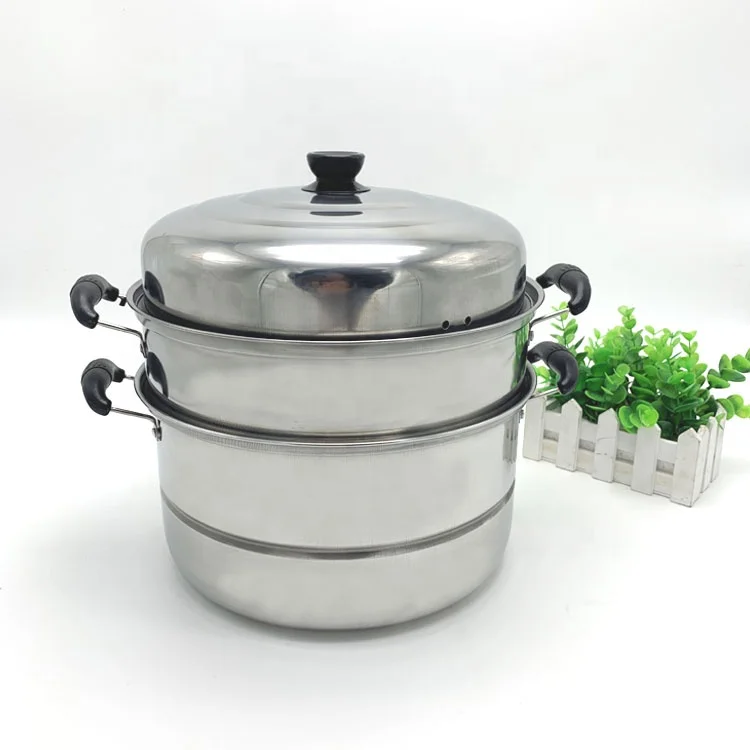 High Quality Stainless Steel Steamer Pot Multi-Purpose Steamer Pot Cookware Steaming Pot