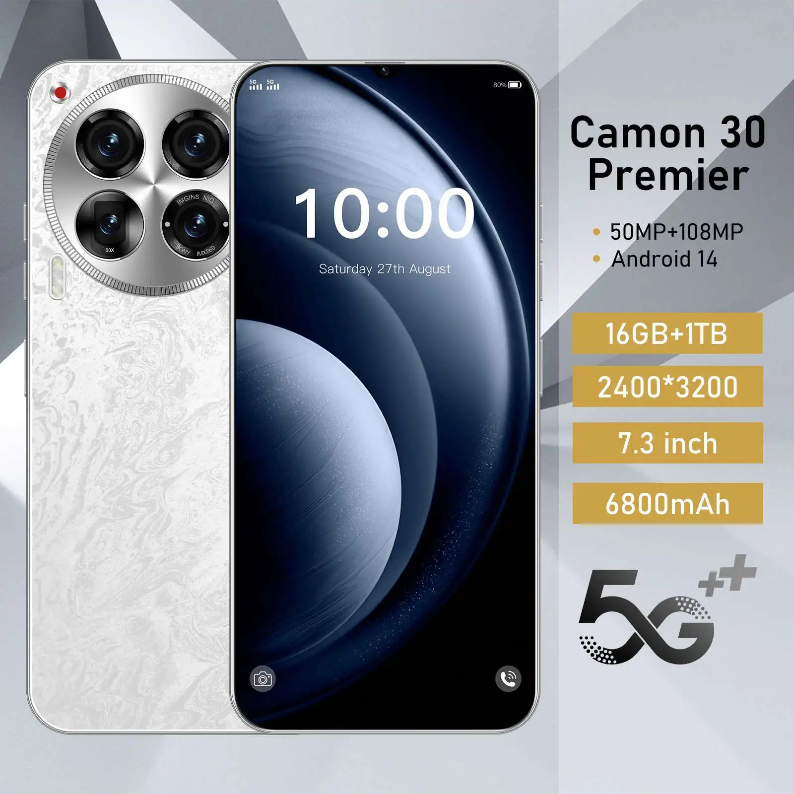 Camon 30 Premier 5G - Wholesale Global Unlock 7.3-inch 4G/5G Android Smartphone