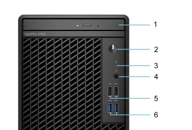 Совершенно Новый настольный компьютер Dell OptiPlex 3000 3080 Tower 3000mt с ядерным процессором i5-12500