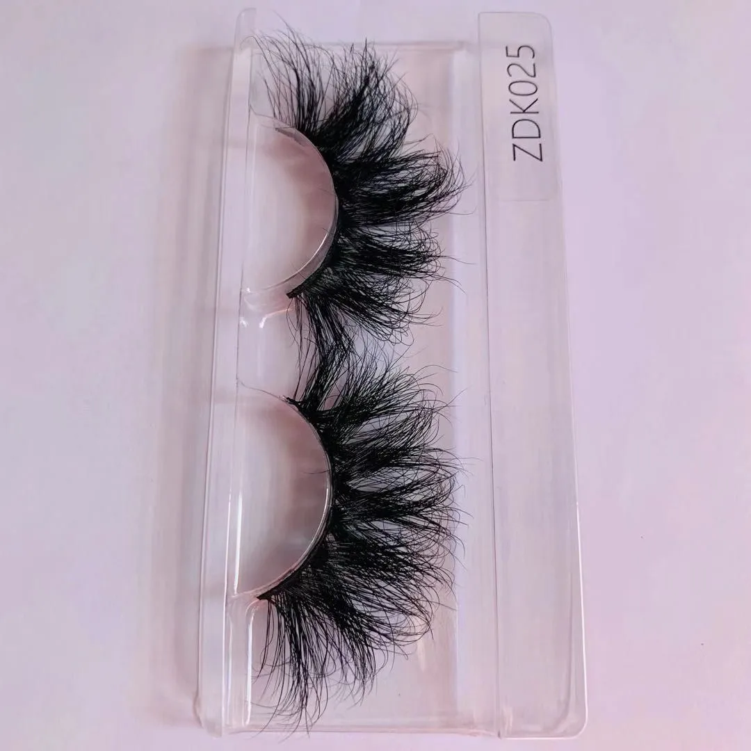 Lashes3d оптовый поставщик 25 мм пушистые 3D 5D 100% настоящие норковые ресницы серии