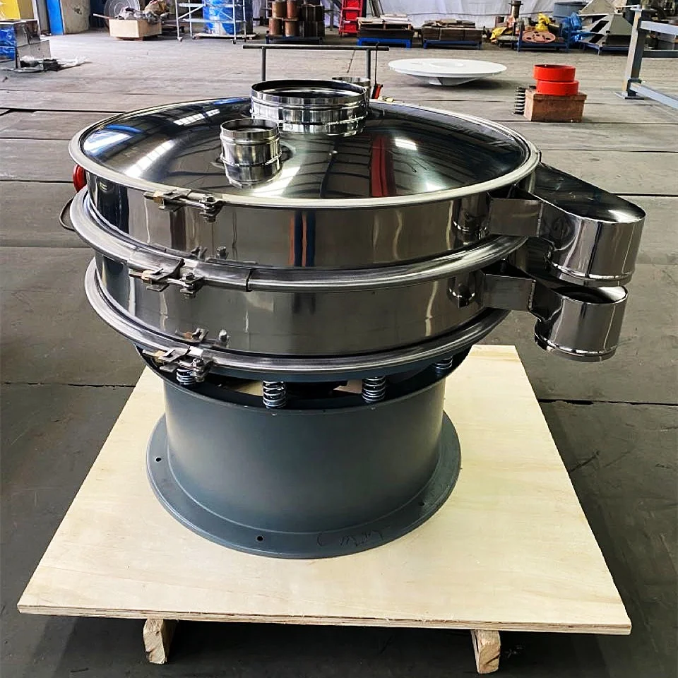 industrial animal feed additive sieve machine stainless steel screening sifter fish food powder vibrating screen
