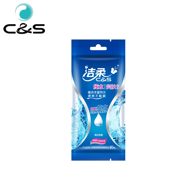 Пользовательская биоразлагаемая ткань без красителя, не флуоресцентные осветляющие вещества, влажная салфетка