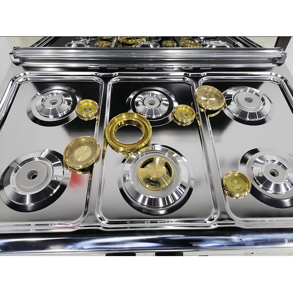 5 bocas 6 burner cooker five-burner gas range stove with oven and rotisserie grill