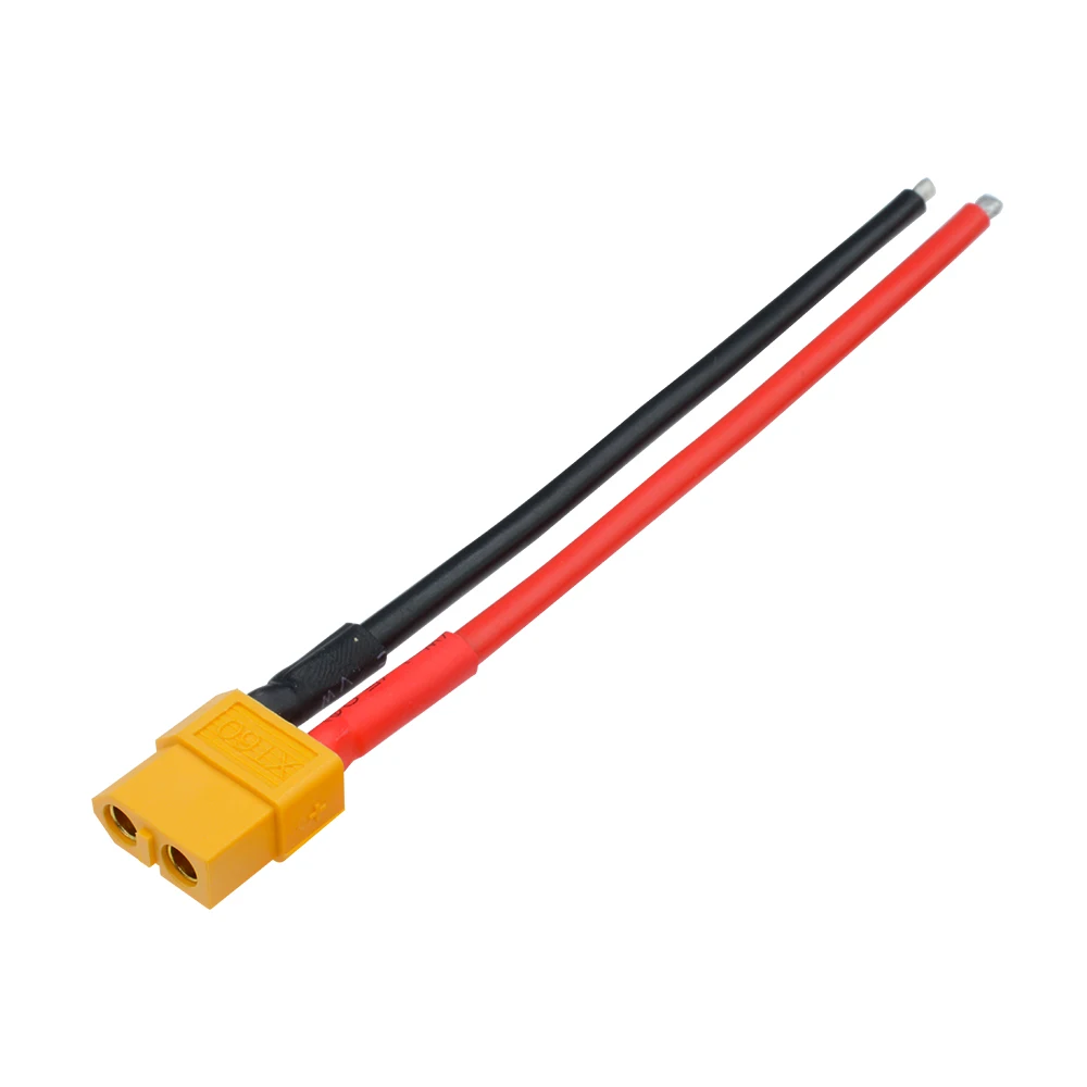 XT60 Connector Female W/ Housing 10CM / 100mm Silicon Wire 14AWG Cable