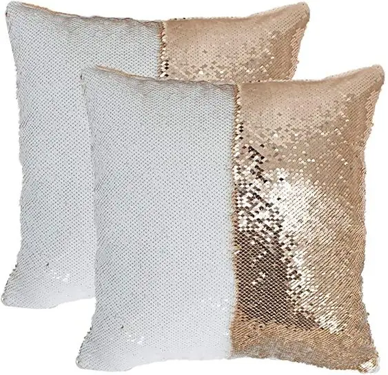 40*40 cm Sequin Pillow Cover Cushion Magical Glitter Throw Pillow Case Home Decorative Car Sofa Pillows Covers Wholesale