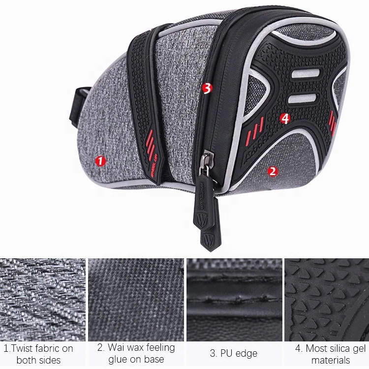
WHEEL UP OEM Under Seat Bags Bike Bicycle Saddle Bag 