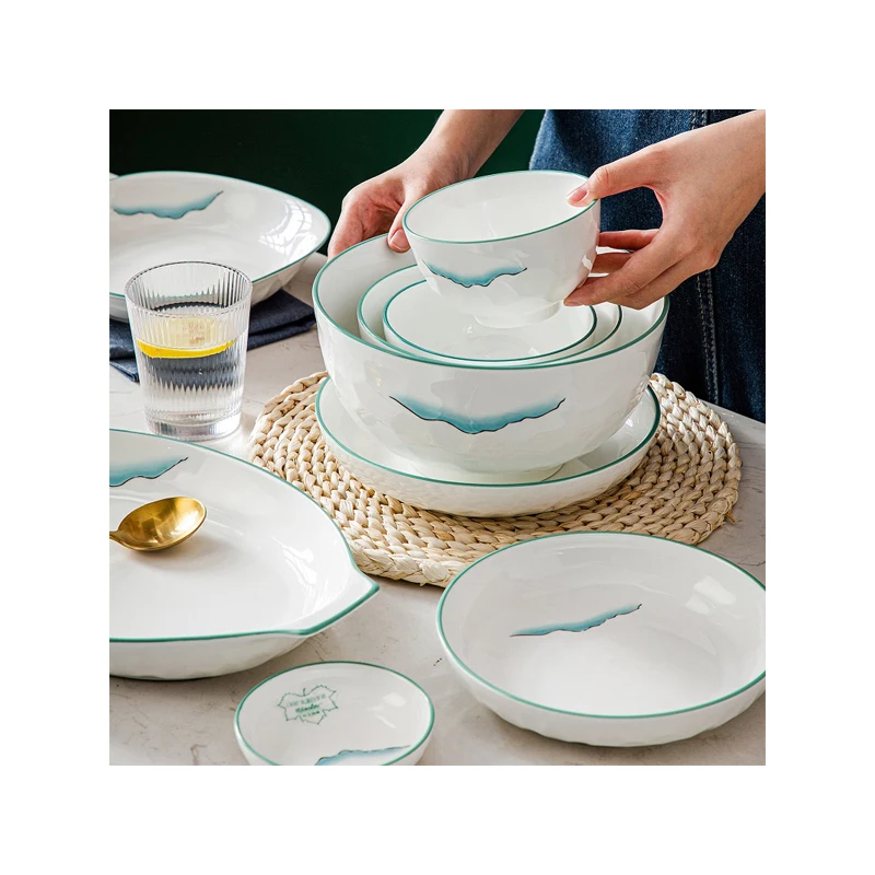 
New design hot sales popular white one belt one road 4.5 inch bowl 