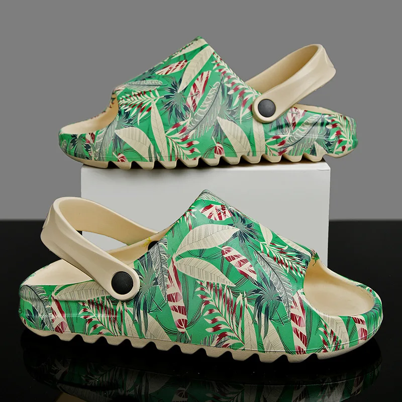 2021 модные мужские сандалии Yezzy, высококачественные мягкие пляжные шлепанцы Yeezy, оптовая продажа мужских сандалий