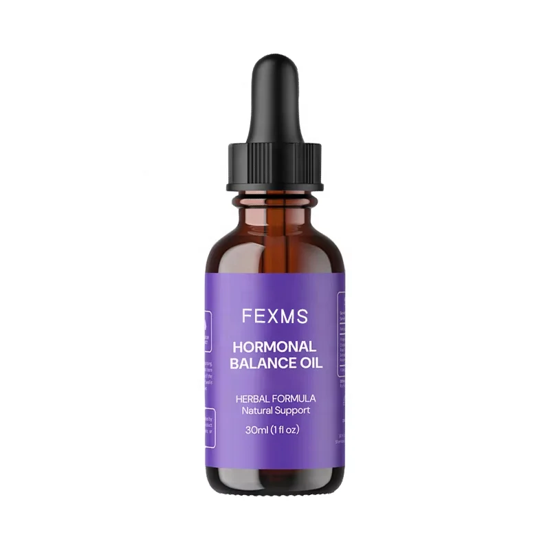 Private Label Hormone Balance Oil For Women Essential Oil Natural Organic Vitamin E Face Body Massage Oil 30ml