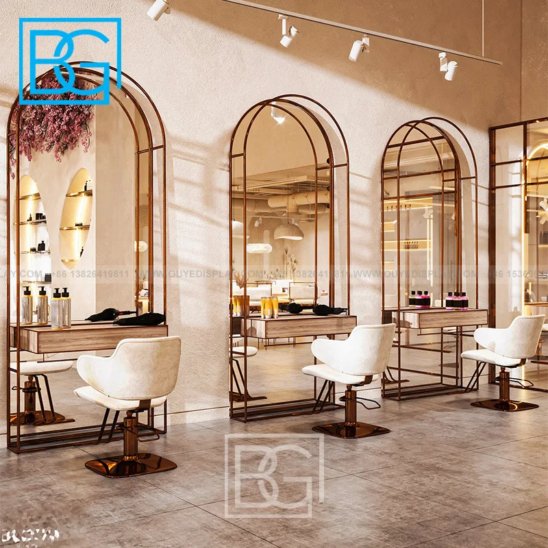 Decoration Rack Beauty Cabinet Nail Desk Salon Furniture Manicure Nail Tables Stations Beauty Salon Shelf