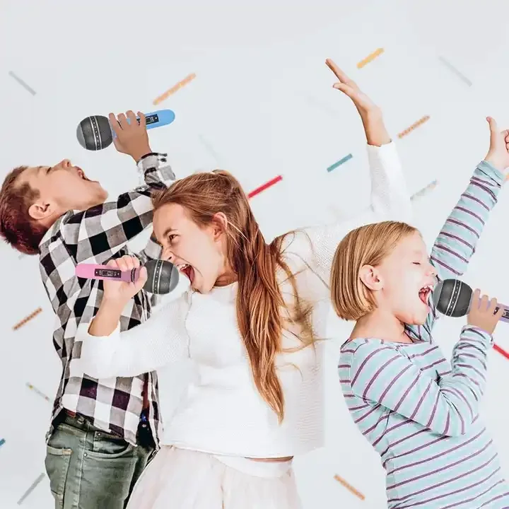 Inflatable Microphones Pretend Play Microphone Inflates, Durable Water Pool Toys Birthday Party Decoration