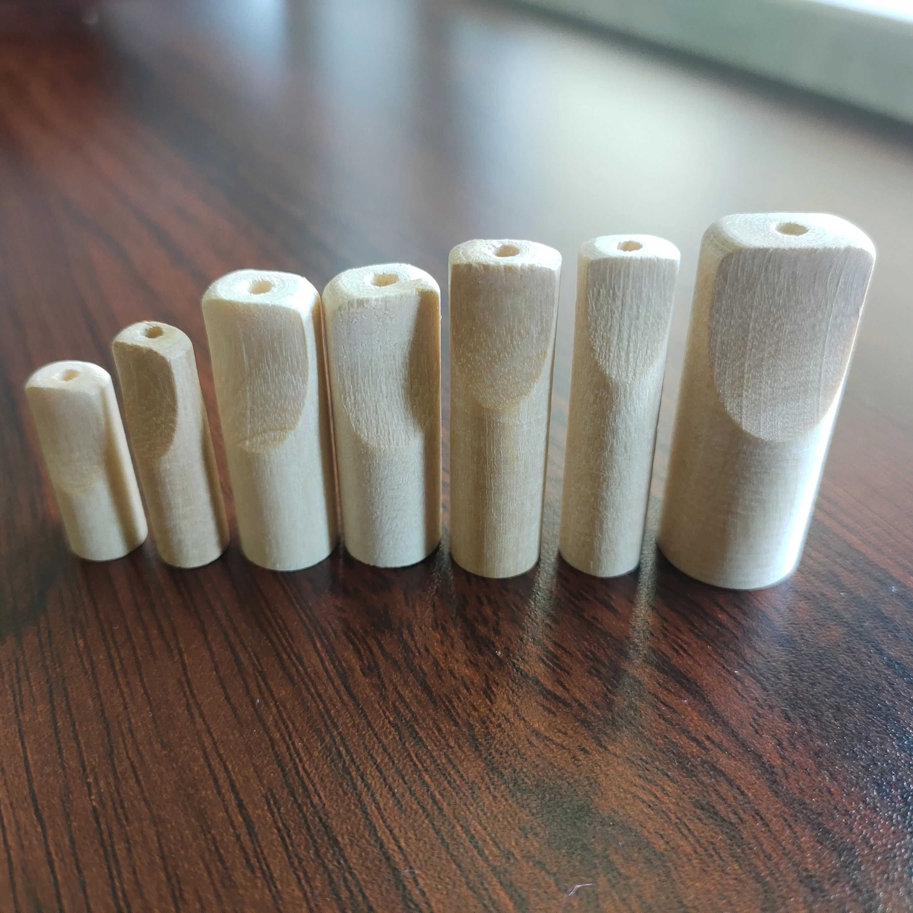 nature  wooden   tips wood  filter  custom engrave logo rolling tip dark brown color