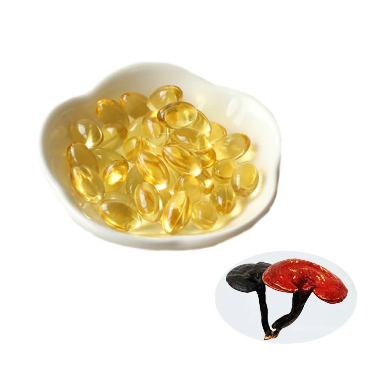 Wholesale Custom Supplement Nature Reishi Spore Oil Softgel Ganoderma Lucidum Spore Oil