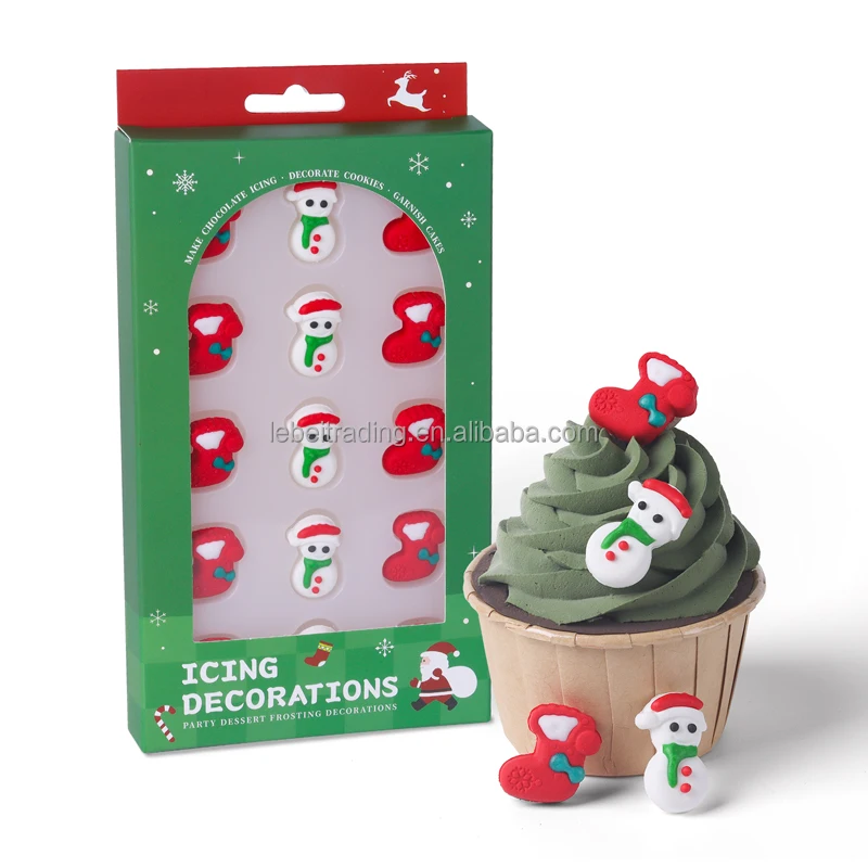 Lovebakery Edible Christmas Icing Decorations Icing Sugars Cupcakes Sprinkles Sprinkles Comestibles Al Mayor for Bakery