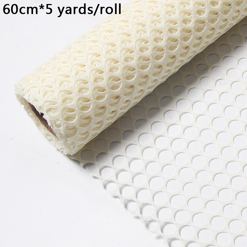 Unique Solid Colors Round Hollowed Out Korean Floral Flower Gift Packaging Decorations Wholesale Hard Yarn Wrapping Paper Roll