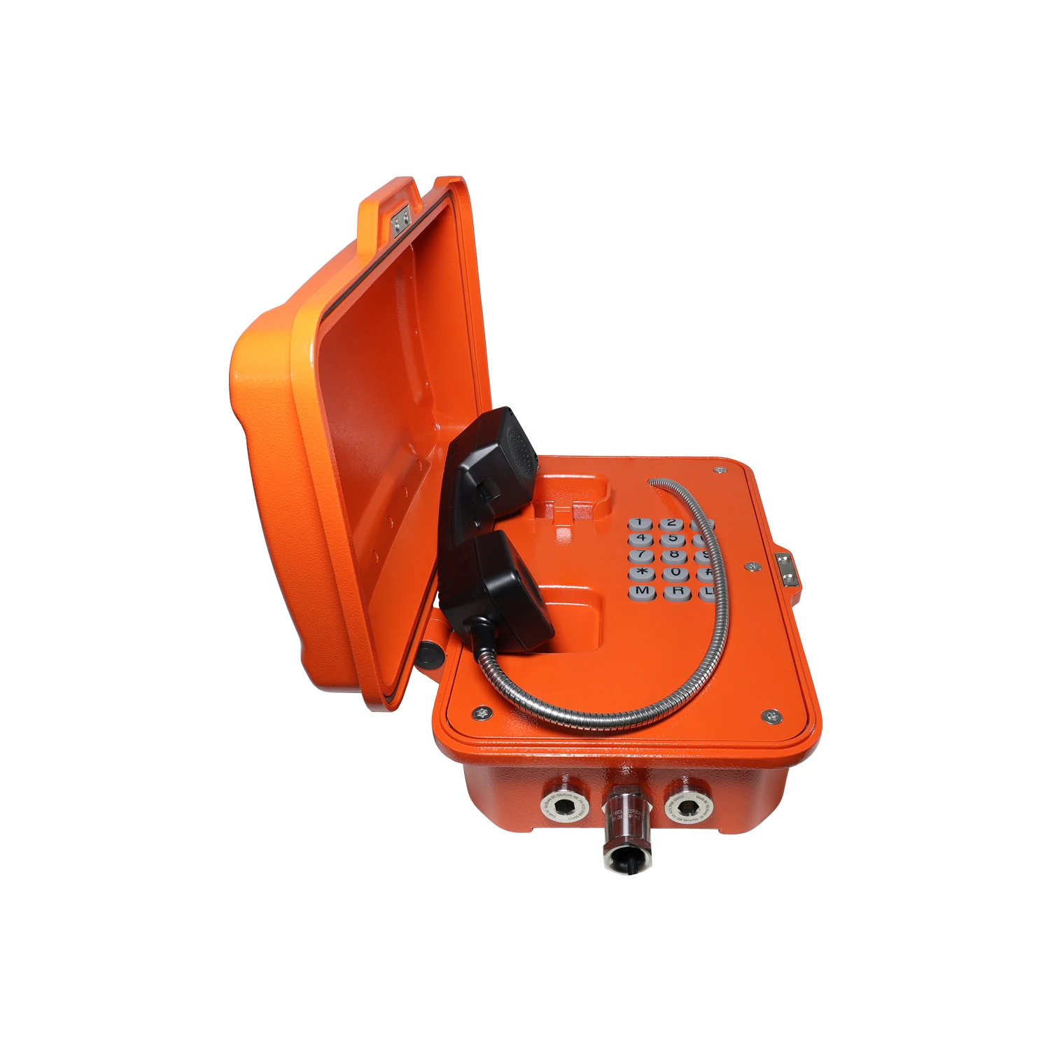 SIP наружный IP66 водонепроницаемый взрывозащищенный DC AC PoE (RJ45) Интернет-телефон для аудиосистем PA/IP/SIP и промышленных зон