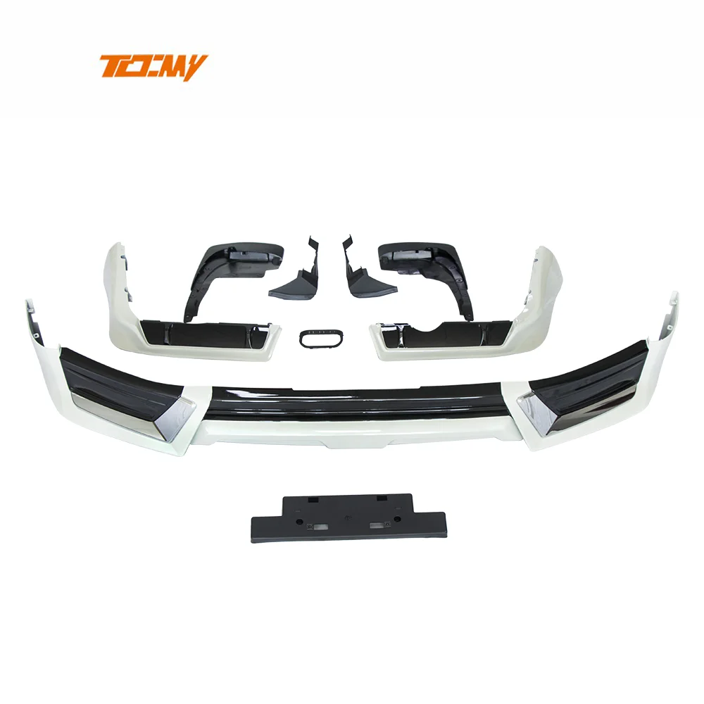 TDCMY Best value car body parts ABS PP bumper spoiler License plate frame mudguard For Land Cruiser LC200 2017