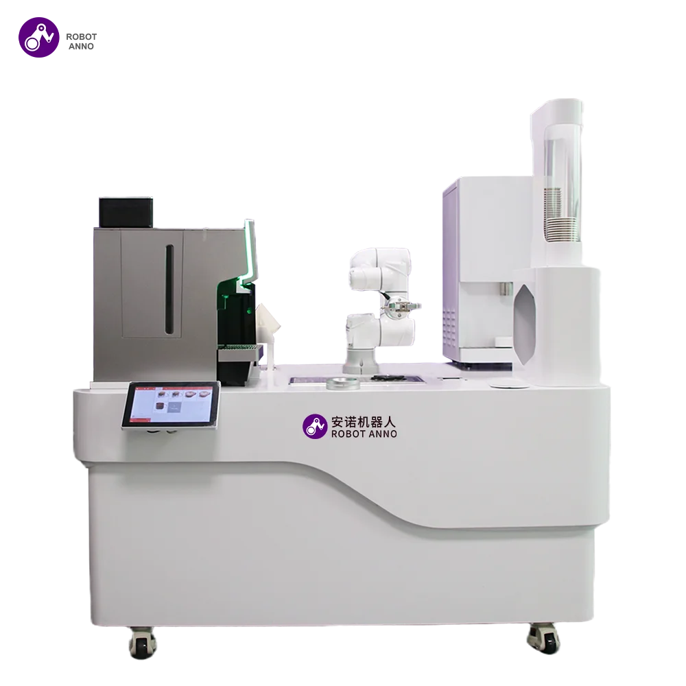 Business Coffee Robot Vending Machine Can Make 3-5types Latte Art