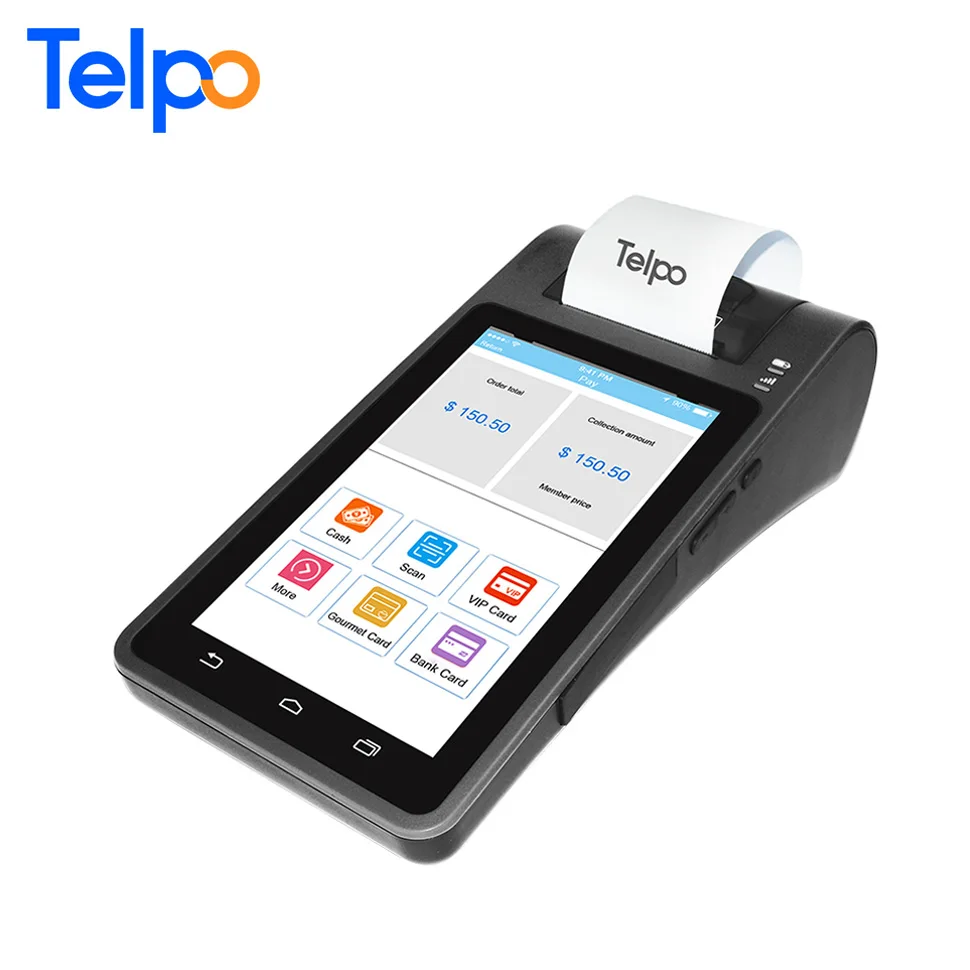 
OEM/ODM TPS570 3G desktop Android 7 inch Tablet Pos Terminal with Integrated Printer  (60600015165)