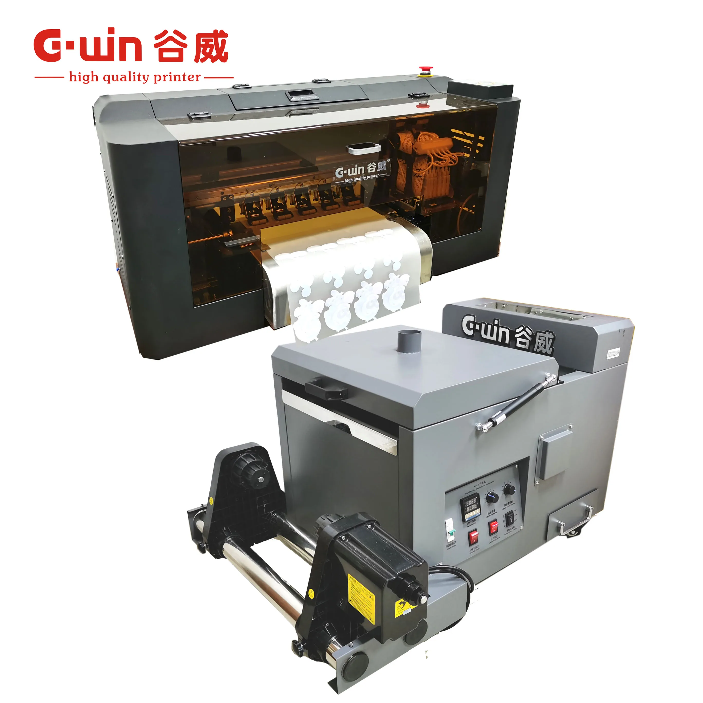 A3 industrial dtf printer and film oven xp600 printhead small size 30cm dtf printer a3 xp600 dtf 5 color