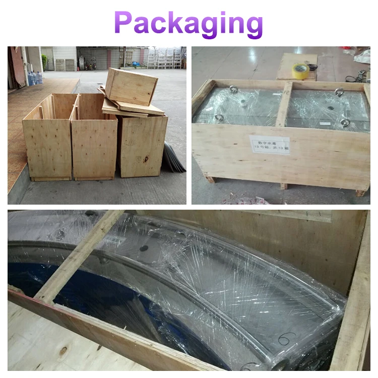 Free Design Indoor Water Feature LED Color Water Curtain Rain Curtain Fountain Stainless Steel Water Curtain