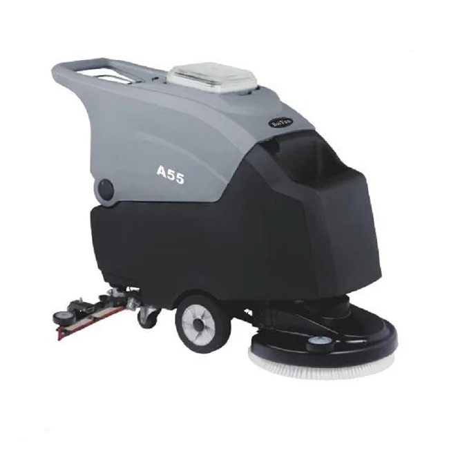 big tank capacity automatic and manual operation mode mini ball valve design floor sweeper scrubber dryer machine for workshop