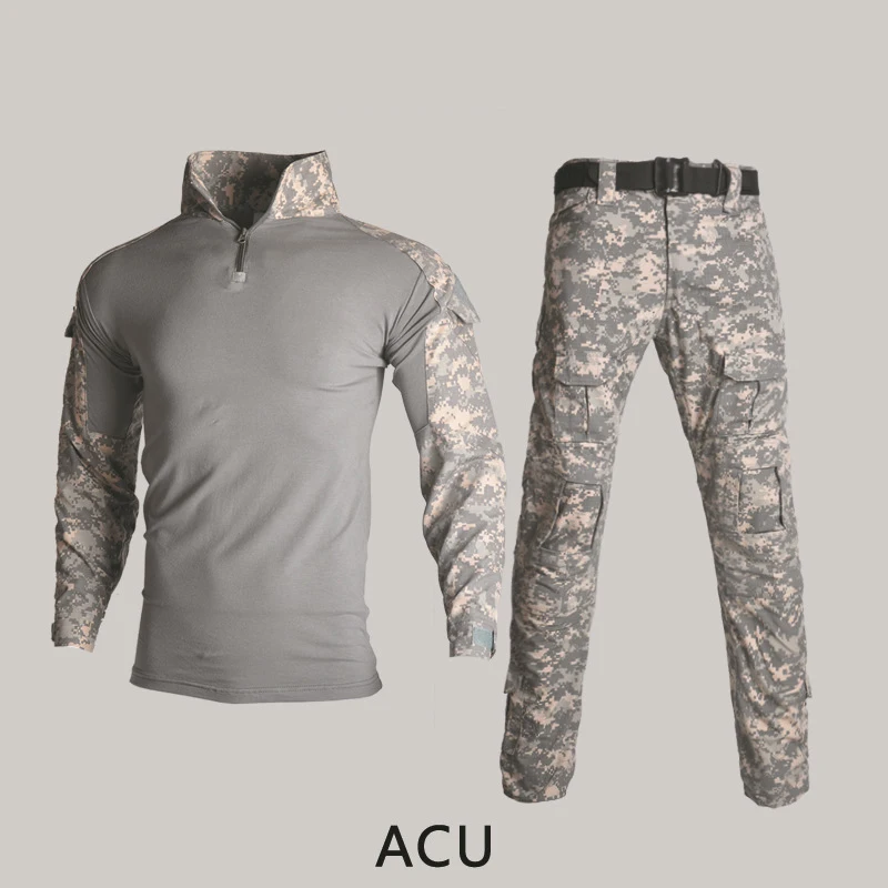 G3 Manufacturer wholesale camouflage CP training clothing ACU frog clothing long sleeved camouflage frog suit