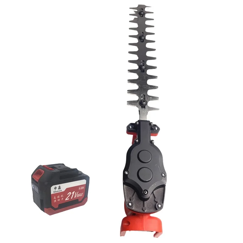 SENGXIN 21v Professional Cutter Tools Cordless Lithium Battery Power Hedge Trimmer Tree Trimming machine with  6.0A Battery