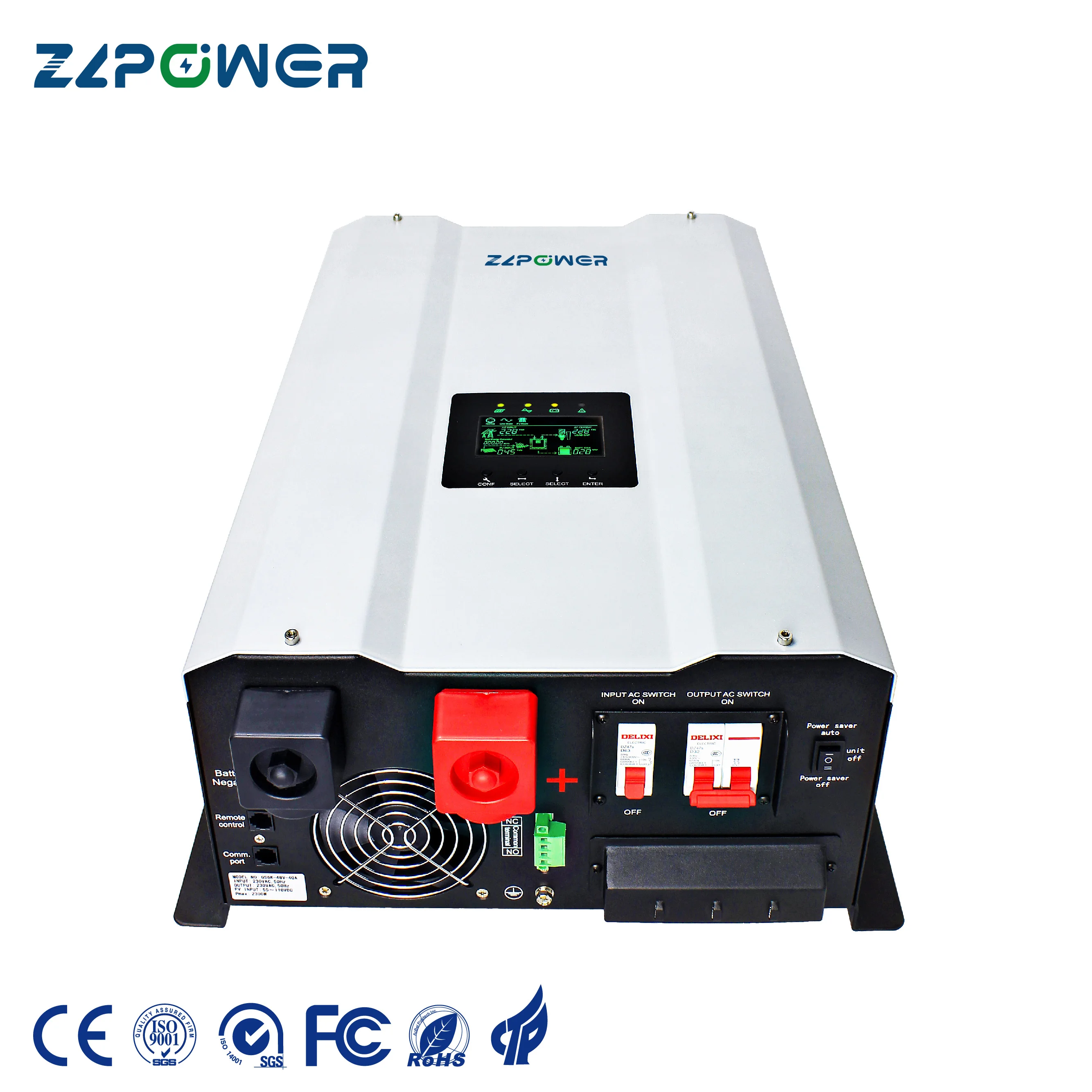 Power Inverter 1kw-12kw 12v 24v 48v DC to 110v 220v 230v 240v Inverters Converters With Charger Solar System