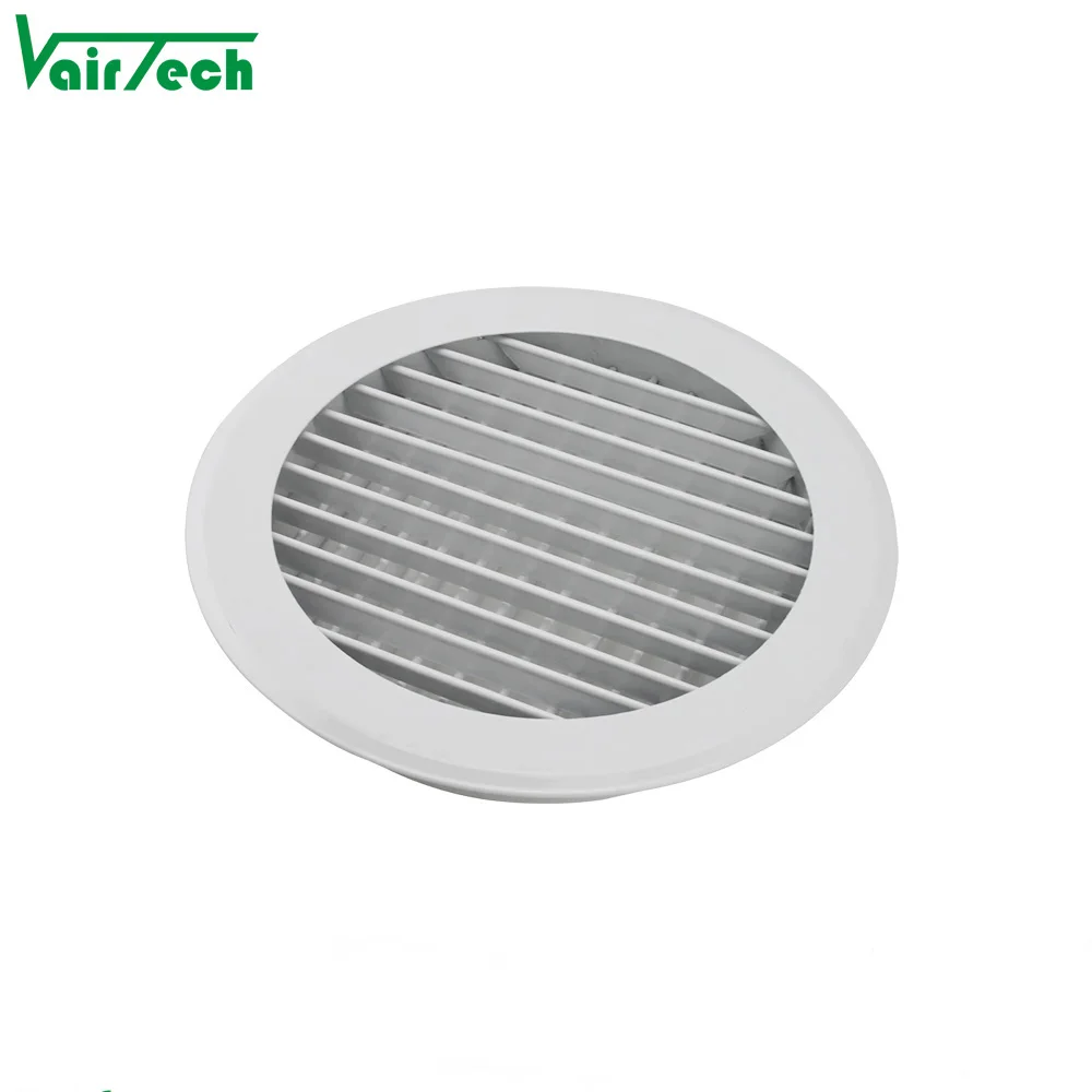 Ceiling air conditioner aluminum air vent round ventilation grilles