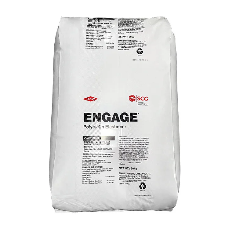 Virgin Plastic Raw Materials Polyolefin Elastomer Granules Impact Modifier POE Dow Engage 8003, 8100, 8150, 8200