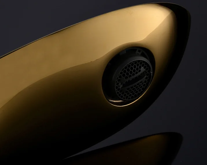 New Design Luxury Golden Polished Brass Single Handle Hot And Cold Water Mixer Tap Bathroom Basin Faucet