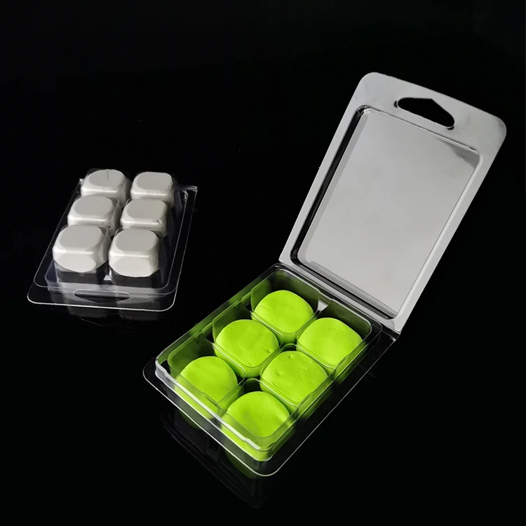 
Customize scented plastic tart wax melts pvc pet packaging blister pack 