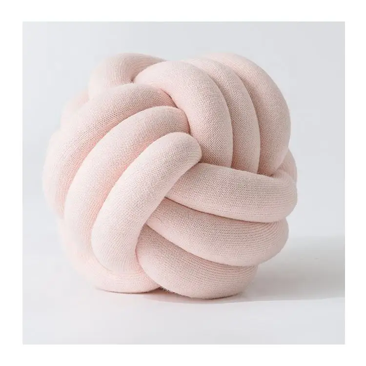 Knot Ball Pillow Cushion Velvet Sofa Home Decor Knot Cushion Nap Sleeping Pillow Knot For Home Decoration