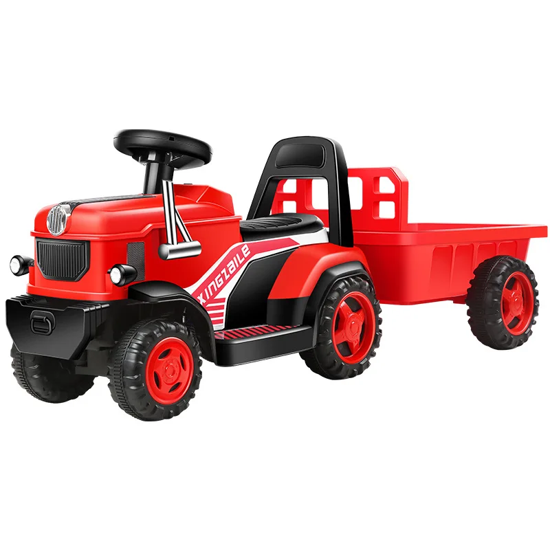 Children tractor electric six-wheel vehicles people can sit male and female baby baby battery toy car