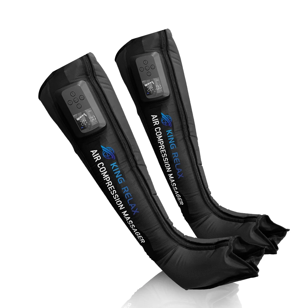 Professional Sequential Sports Recovery System Air Compression Boots for Improved Circulation Pressotherapy Lymphatic Drainage