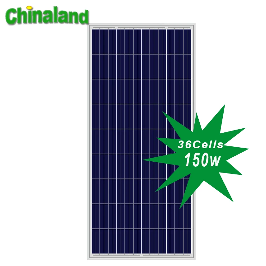 Heat-resistant   12Volt 150 Watt Solar Panel Poly 12 Volt Solar Panels 150 Watt
