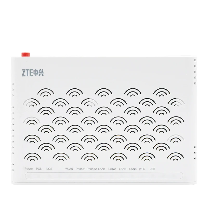  Недорогой ZTE EPON использованный ONU F460 V5.0/V5.2 4FE + WIFI мост PPPoE/route английская прошивка ONT работает на olt v-sol hdv c300