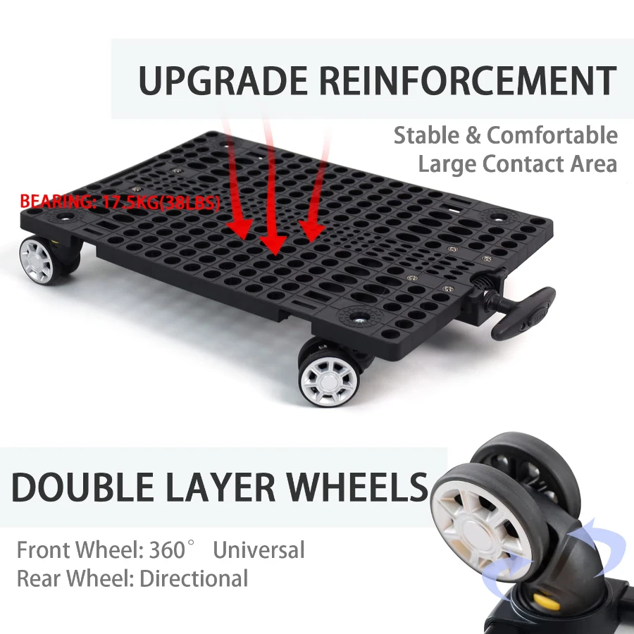 AromaNano Custom Luxury Pet Carrier Travel Removable Rolling 4 Wheels Mesh Dog Stroller Cat Trolley Bag