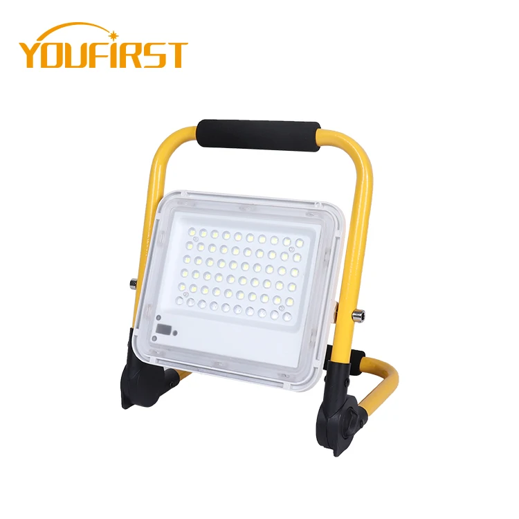 Energy saving camping night fishing outdoor IP65 60w 100w 200 w rechargeable led flood light